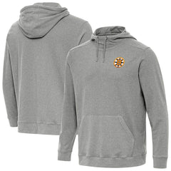 Boston Bruins Antigua Cloud Pullover Hoodie - Heather Black | US 203362197
