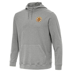 Boston Bruins Antigua Cloud Pullover Hoodie - Heather Black | US 203362197