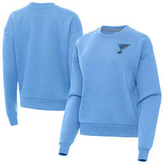St. Louis Blues Antigua Women's Victory Pullover Sweatshirt - Blue | US 203362230