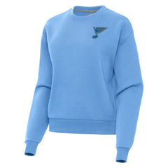 St. Louis Blues Antigua Women's Victory Pullover Sweatshirt - Blue | US 203362230