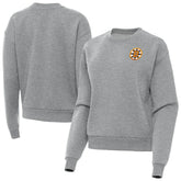 Boston Bruins Antigua Women's Victory Pullover Sweatshirt - Heather Gray | US 203362235