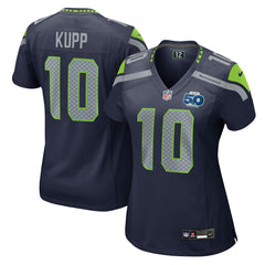 Cooper Kupp Seattle Seahawks Women's Team 50th Season Game Jersey - College Navy Jerseys