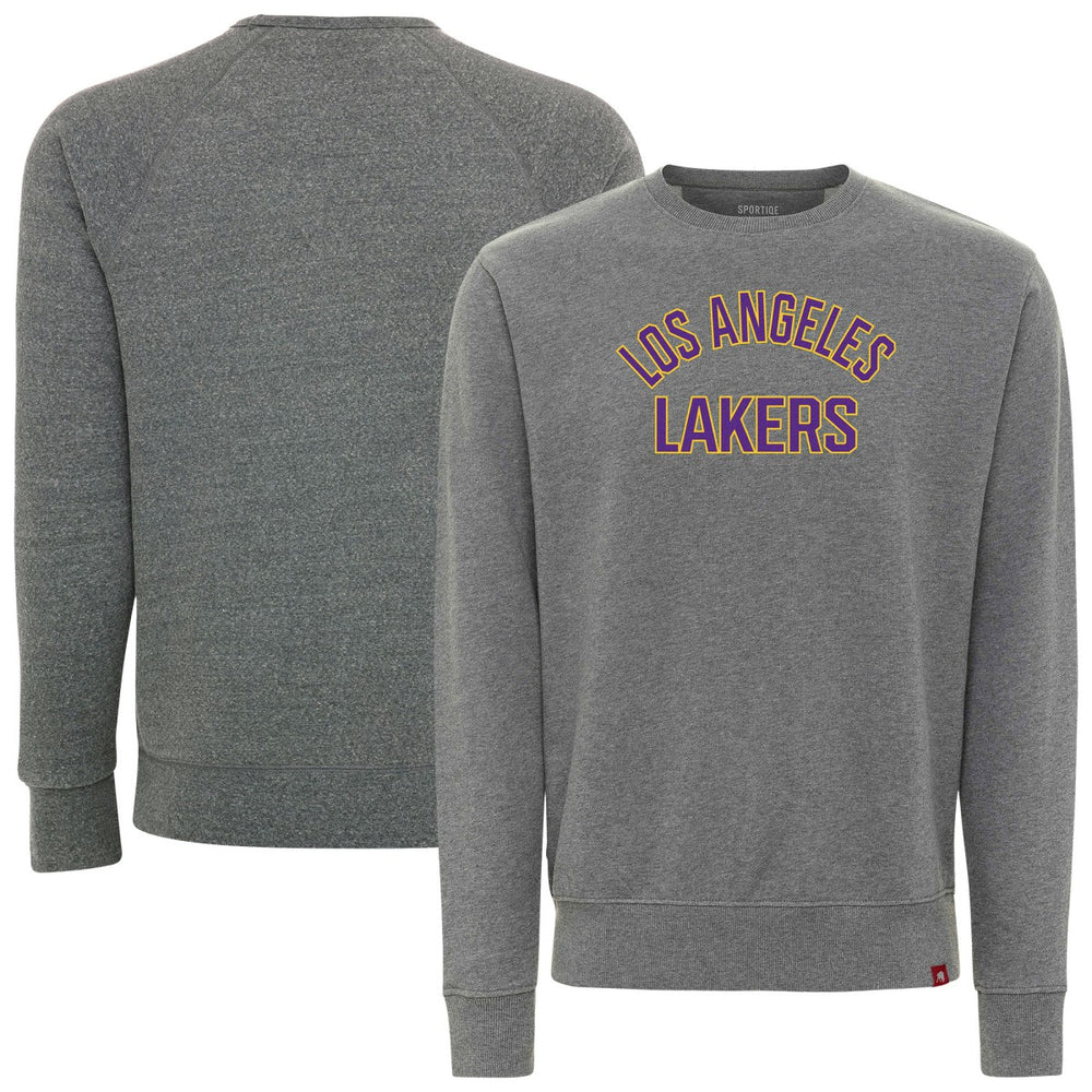 Los Angeles Lakers Sportiqe Unisex Genuine Issue Collection Biltmore Sweatshirt Gray