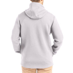 New England Patriots Cutter & Buck Roam Epic Comfort Recycled Full-Zip Hoodie Jacket - Gray Hoodies