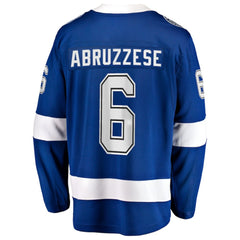 Nick Abruzzese Tampa Bay Lightning Fanatics Home Breakaway Jersey - Blue | US 203364004