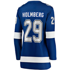 Pontus Holmberg Tampa Bay Lightning Fanatics Women's Home Breakaway Jersey - Blue | US 203364007