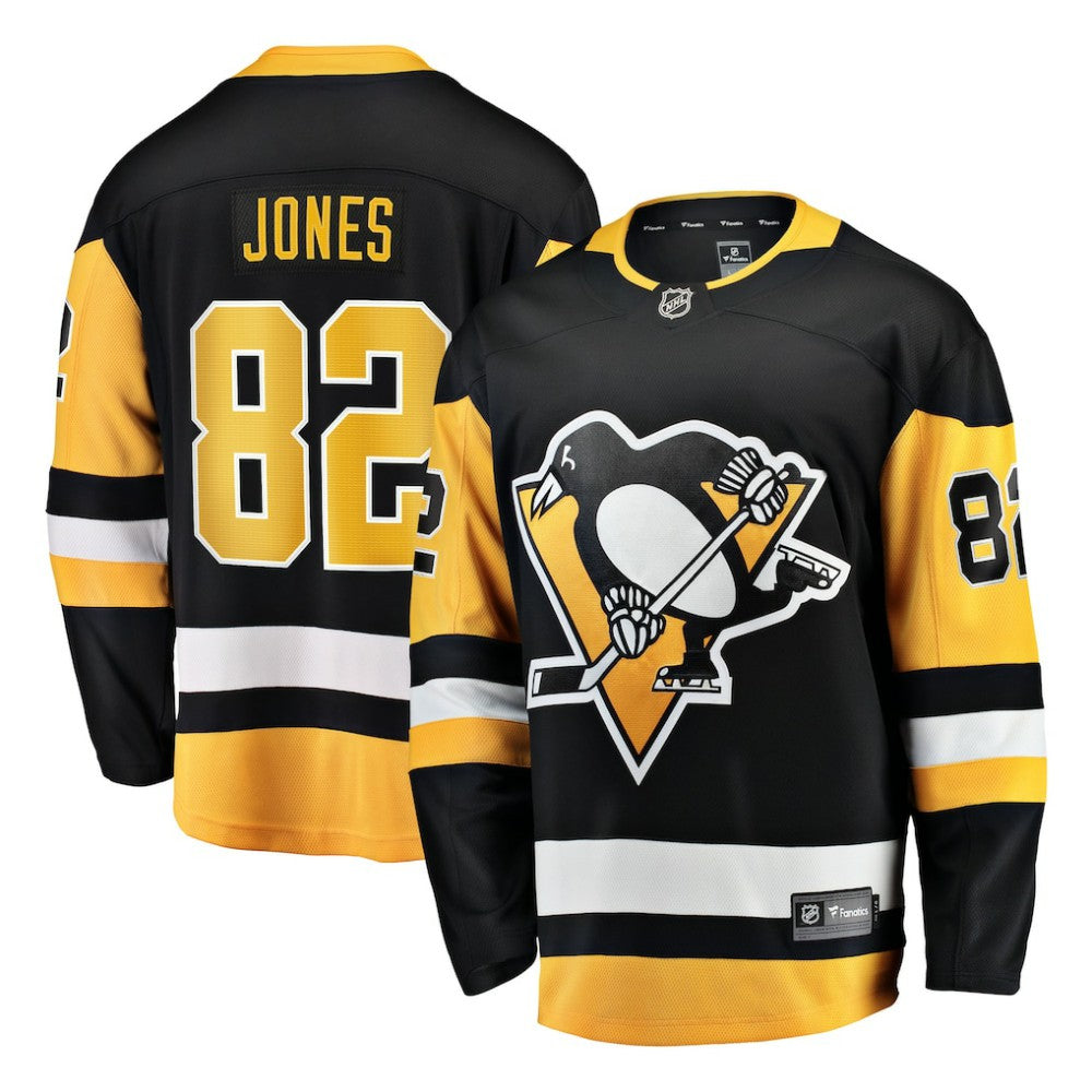 Caleb Jones Pittsburgh Penguins Fanatics Home Breakaway Jersey - Black | US 203364010