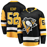 Philip Kemp Pittsburgh Penguins Fanatics Home Breakaway Jersey - Black | US 203364016