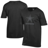 Dallas Cowboys Champion Tonal Logo T-Shirt - Black T-shirts