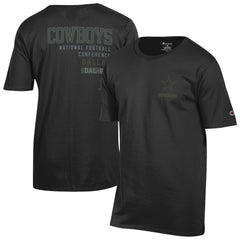 Dallas Cowboys Champion Tonal Logo T-Shirt - Black T-shirts