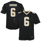 Tyler Shough New Orleans Saints Youth Team Game Jersey - Black Jerseys