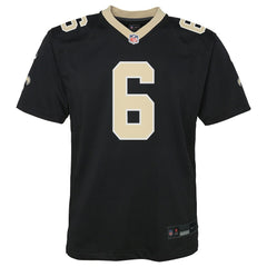 Tyler Shough New Orleans Saints Youth Team Game Jersey - Black Jerseys