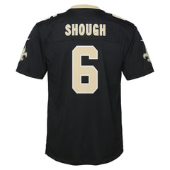 Tyler Shough New Orleans Saints Youth Team Game Jersey - Black Jerseys