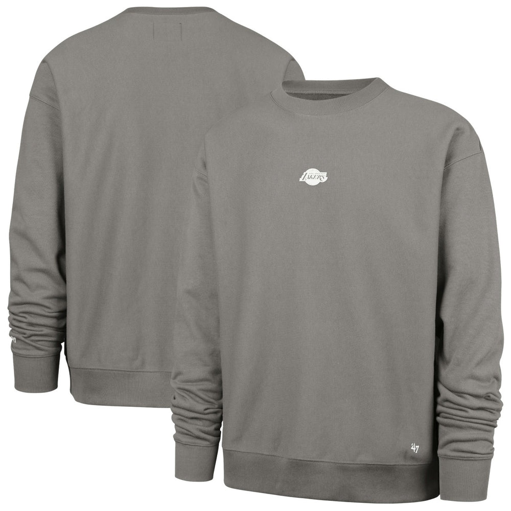 Los Angeles Lakers '47 Offside Foundation Crew Neck Sweatshirt Gray - 47 brand outlet