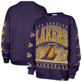 Los Angeles Lakers '47 Women's Go Big Oversized Sweatshirt Purple - 47 brand