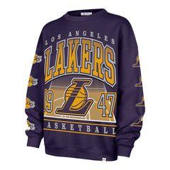 Los Angeles Lakers '47 Women's Go Big Oversized Sweatshirt Purple - 47 brand