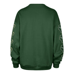 Milwaukee Bucks '47 Women's Go Big Oversized Sweatshirt Hunter Green - 47 brand
