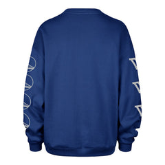 Golden State Warriors '47 Women's Go Big Oversized Sweatshirt Royal - 47 brand