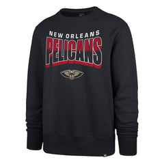 New Orleans Pelicans '47 Unisex Brush By Headline Crewneck Sweatshirt Navy - 47 brand