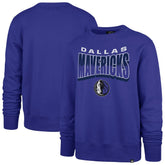 Dallas Mavericks '47 Unisex Brush By Headline Crewneck Sweatshirt Blue - 47 brand