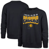 Indiana Pacers '47 Unisex Brush By Headline Crewneck Sweatshirt Navy - 47 brand