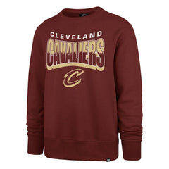 Cleveland Cavaliers '47 Unisex Brush By Headline Crewneck Sweatshirt Wine - 47 brand