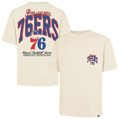 Philadelphia 76ers '47 Unisex Crossover Collection Foundation Pocket T-Shirt Cream - 47 brand