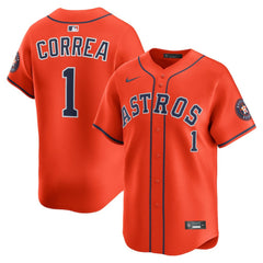 Carlos Correa Houston Astros Nike Alternate Limited Player Jersey - Orange Jerseys