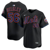 Ryan Helsley New York Mets Nike Alternate Limited Player Jersey - Black Jerseys
