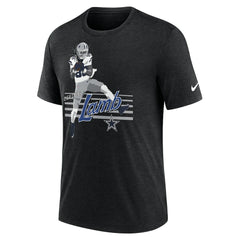 CeeDee Lamb Dallas Cowboys Player Graphic T-Shirt - Heather Black T-shirts