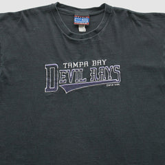 Tampa Bay Rays 1998 T-Shirt - Black - XVintage T-shirts