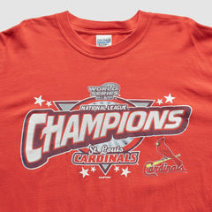 St. Louis Cardinals 2004 T-Shirt - Red - XVintage T-shirts