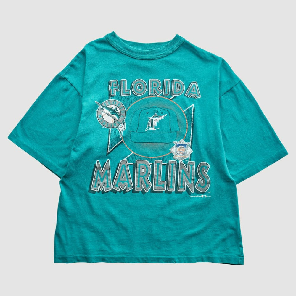 Miami Marlins Team Rated 1993 T-Shirt - Teal - XVintage T-shirts