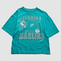 Miami Marlins Team Rated 1993 T-Shirt - Teal - XVintage T-shirts