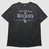 Colorado Rockies 2000s T-Shirt - Black - XVintage T-shirts