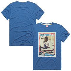 Lawrence Taylor New York Giants Homage Unisex NFL Topps Trading Card Tri-Blend T-Shirt - Royal T-shirts
