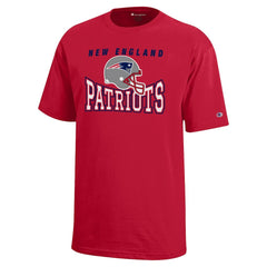 New England Patriots Champion Youth Graphic T-Shirt - Red T-shirts