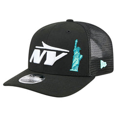 New York Jets New Era Liberty 9SEVENTY Adjustable Trucker Hat - Black Hats