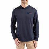 Pittsburgh Steelers Cutter & Buck Americana Coastline Epic Comfort Eco Recycled Long Sleeve Hoodie T-Shirt - Navy Hoodies