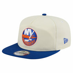 New York Islanders New Era Golfer Adjustable Hat - Cream | US 203374800