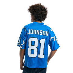 Calvin Johnson Detroit Lions x Golf Wang Unisex 2007 Legacy Fashion Jersey - Blue Jerseys