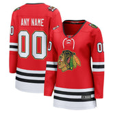 Chicago Blackhawks Fanatics Women's Centennial Breakaway Custom Jersey - Red | US 203376757