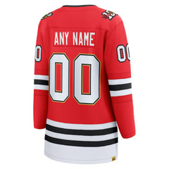Chicago Blackhawks Fanatics Women's Centennial Breakaway Custom Jersey - Red | US 203376757