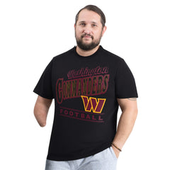 Washington Commanders G-III Sports by Carl Banks Adaptive Headliner Graphic T-Shirt - Black T-shirts