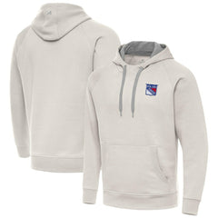 New York Rangers Antigua Victory Pullover Hoodie - Cream | US 203377066