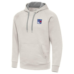 New York Rangers Antigua Victory Pullover Hoodie - Cream | US 203377066