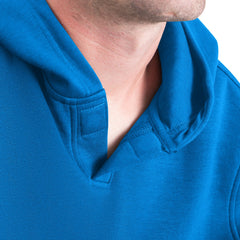 Detroit Lions G-III Sports by Carl Banks Adaptive Mesh Effect Team Graphic Fleece Pullover Hoodie - Royal Hoodies