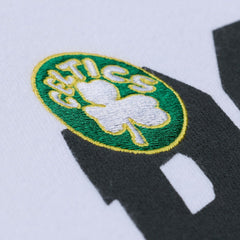 Boston Celtics Women's Lightweight Block Letter Sweatshirt White - Mitchell & Ness
