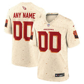 Arizona Cardinals 2025 Rivalries Collection Custom Game Jersey - Natural Jerseys