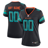 Miami Dolphins Women's 2025 Rivalries Collection Custom Game Jersey - Pitch Blue Jerseys